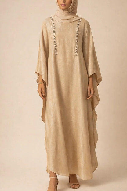 Beige Opal Abaya