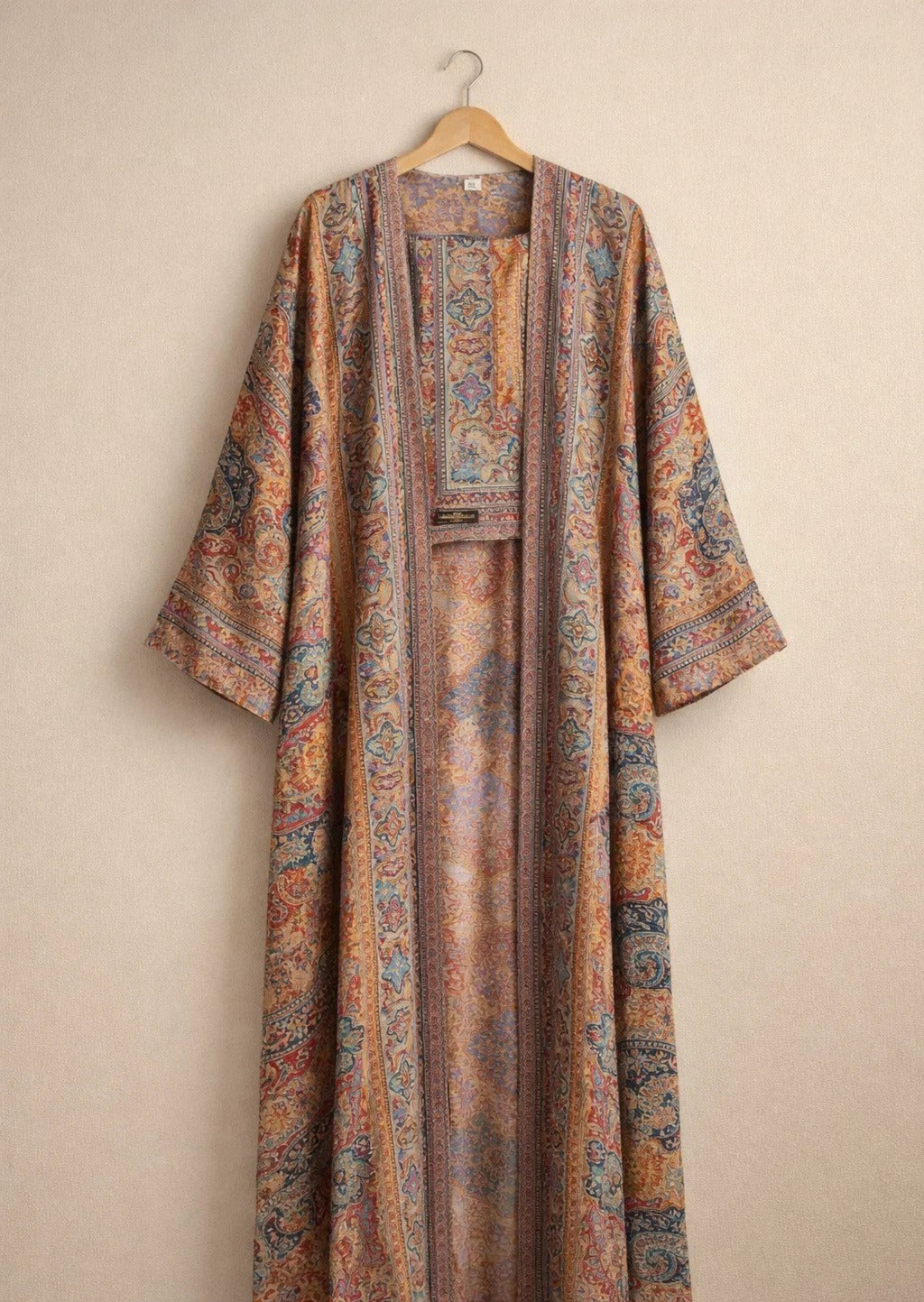 Orange Pashmina Abaya 10
