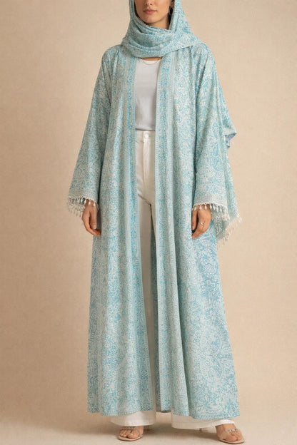 Ice Blue Pashmina Abaya batch 2