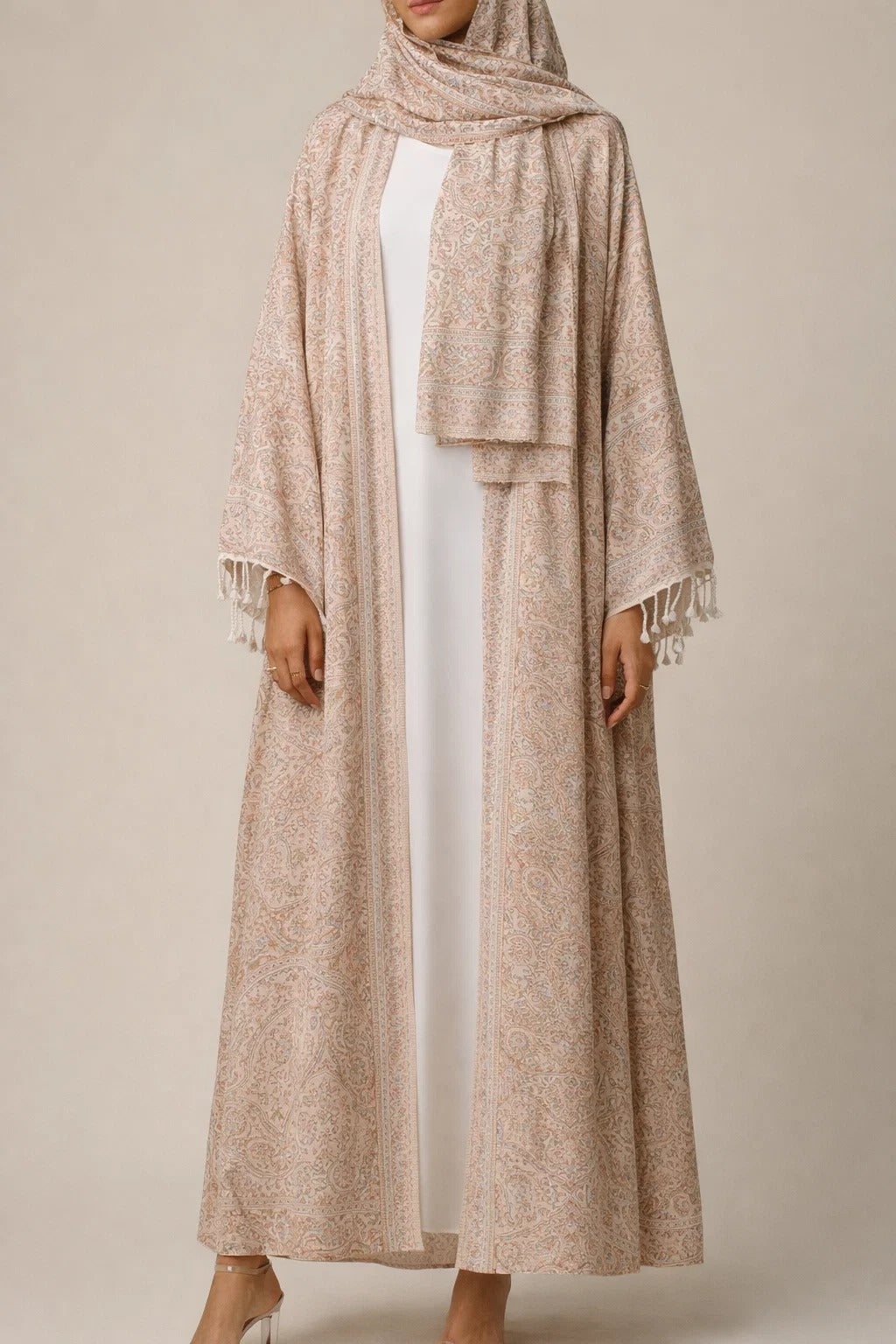 Pink Stone Pashmina batch 2 (Light Stone)
