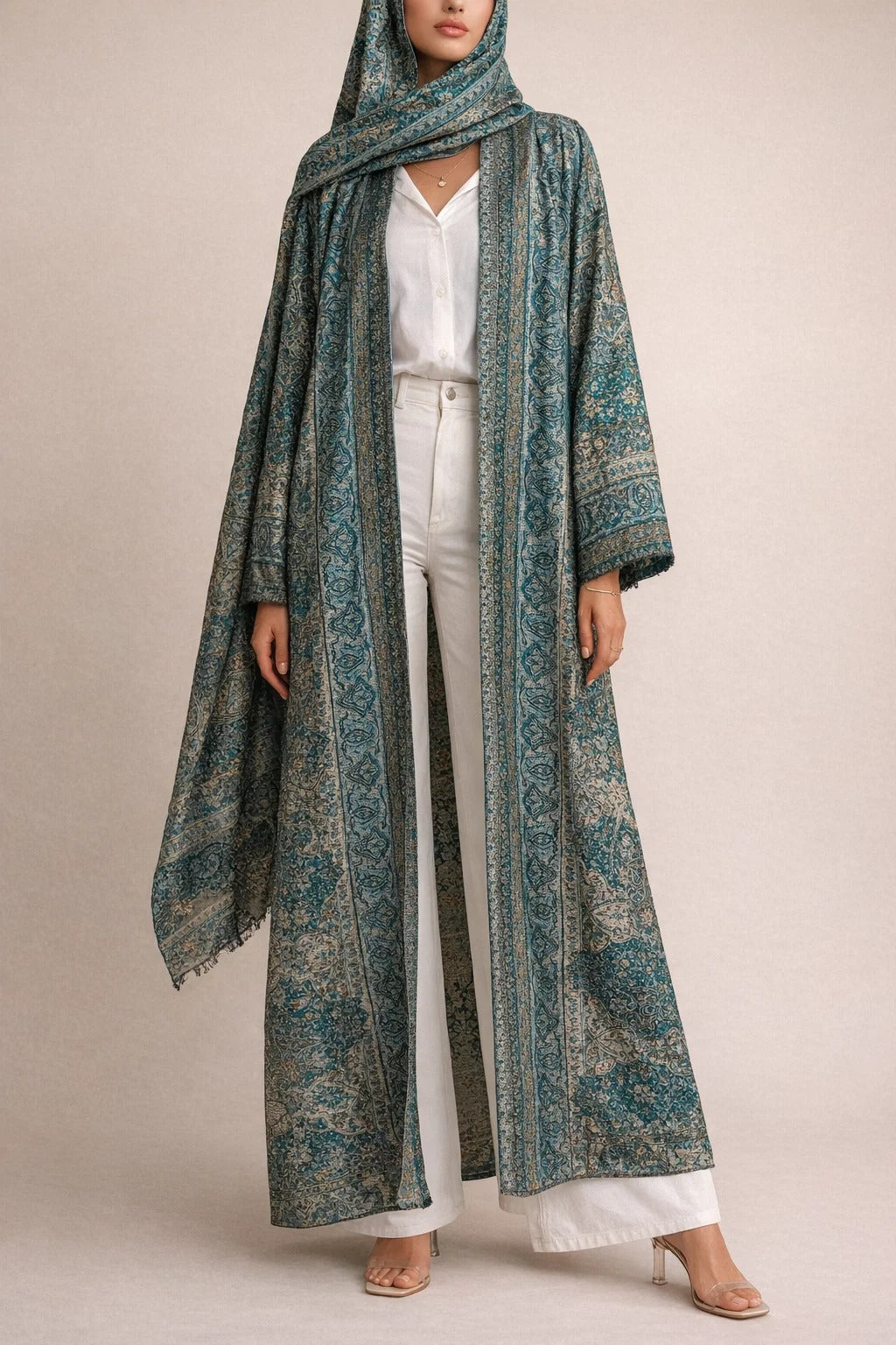 Zinc Pashmina Abaya batch 3