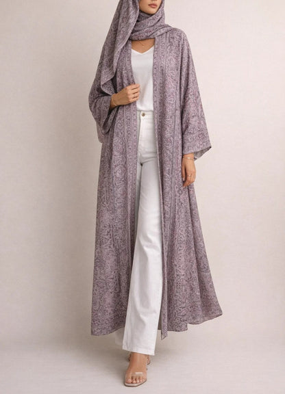 Purple Pashmina Abaya batch 3