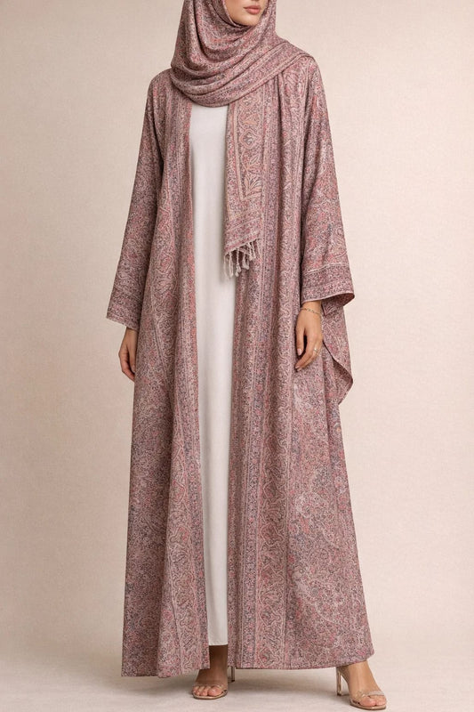 Pink Pashmina Abaya batch 3