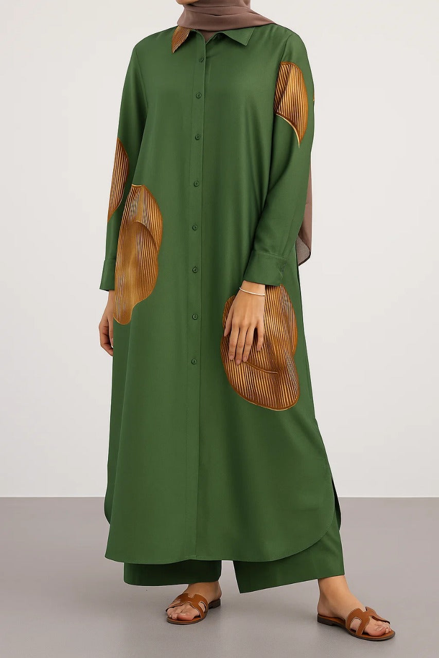 Green Dazzle Coord Set