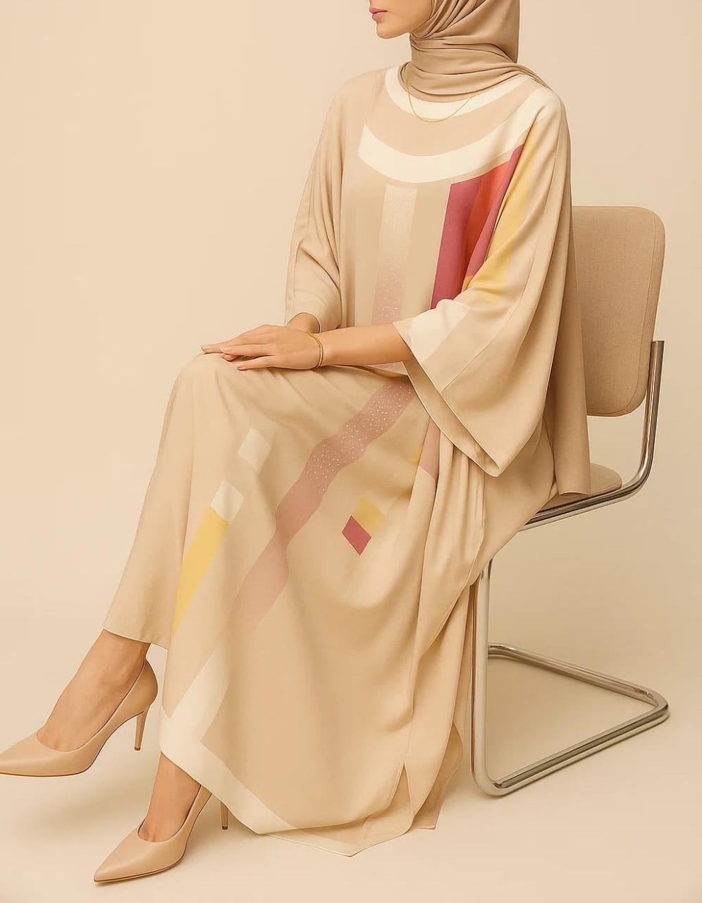 Beige Kaftan