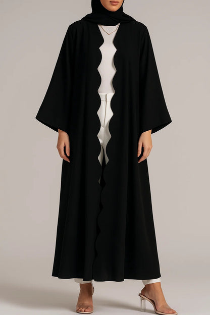 Black Wave Abaya