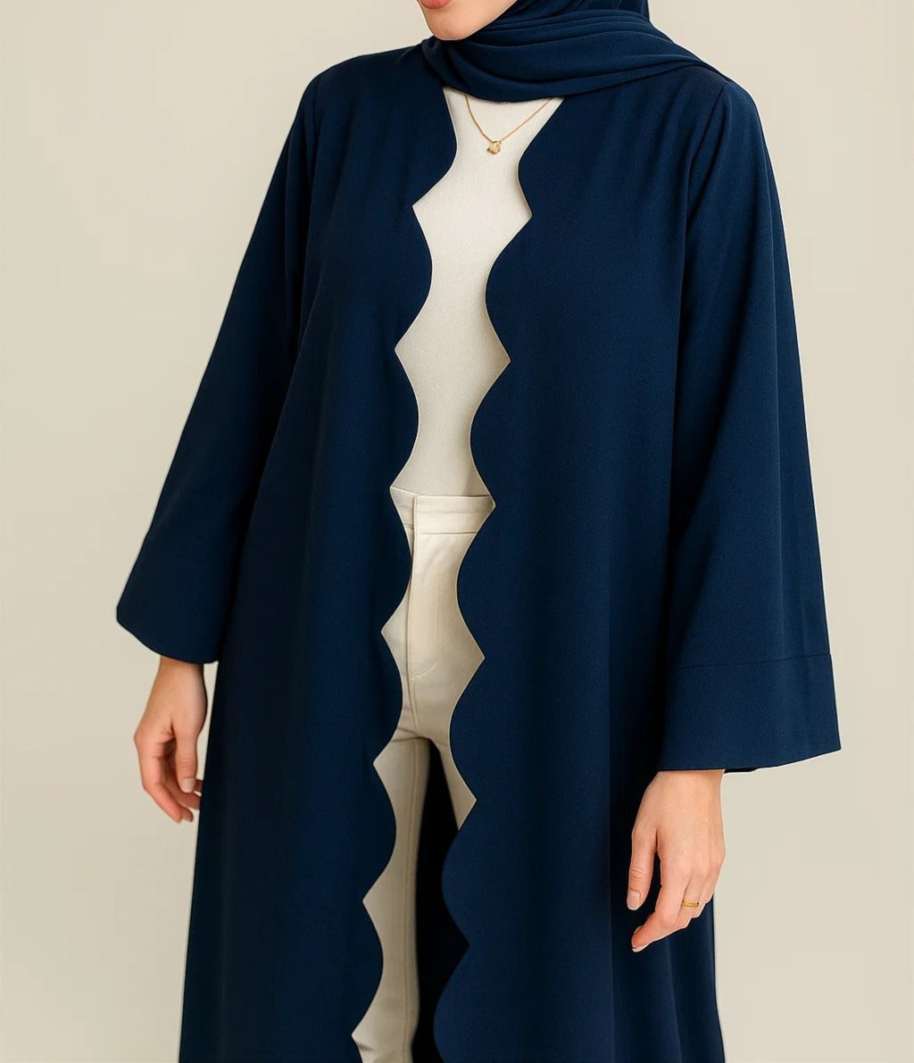 Blue Wave abaya