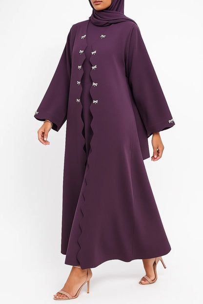 Purple Aura Abaya