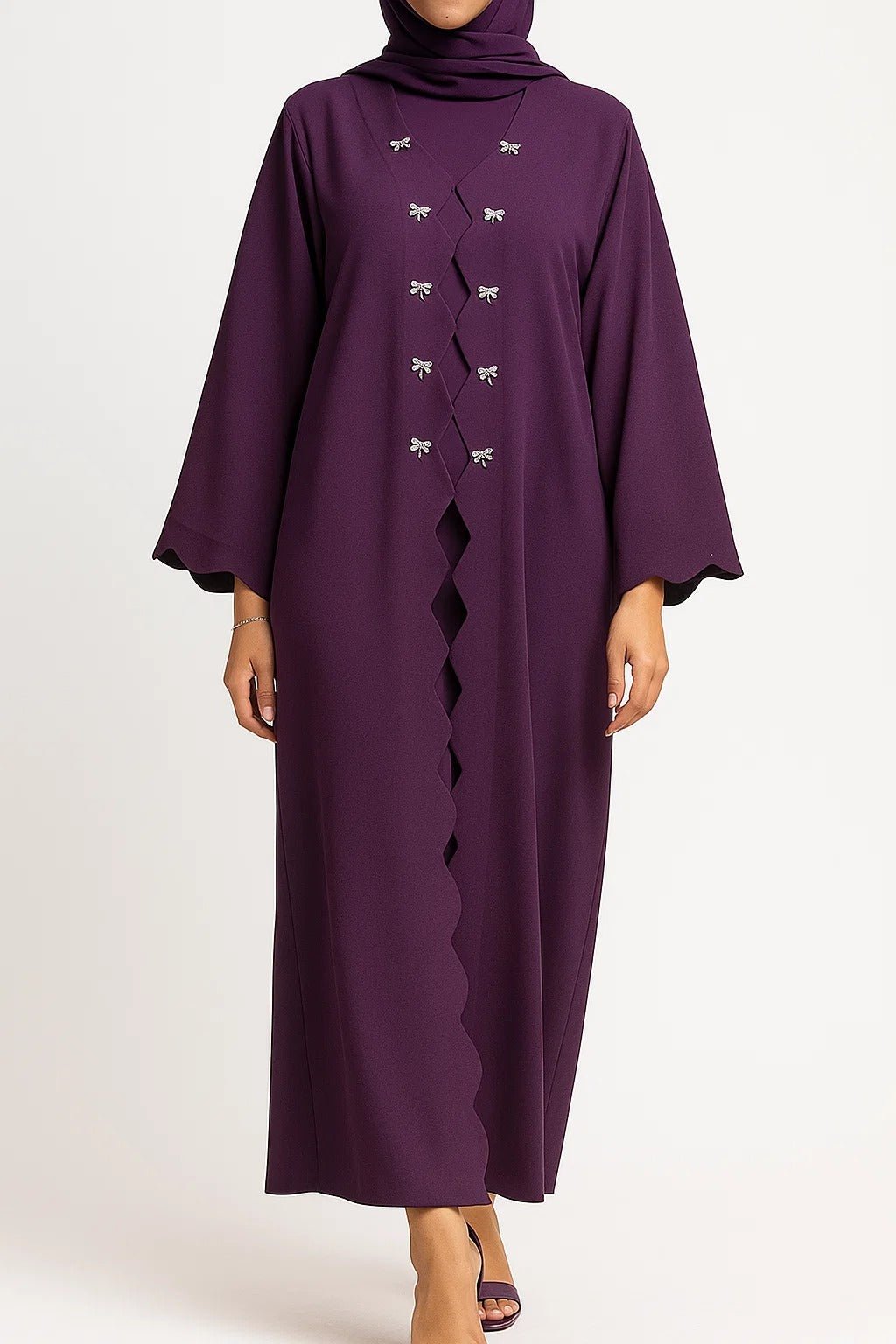 Purple Aura Abaya