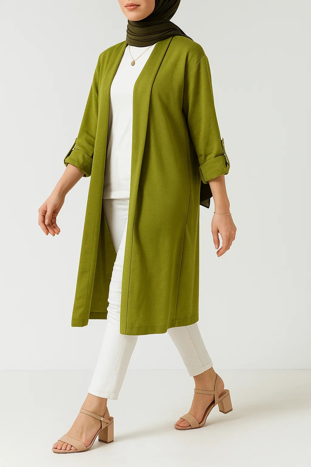 Emerald Green - Duster Cardigan