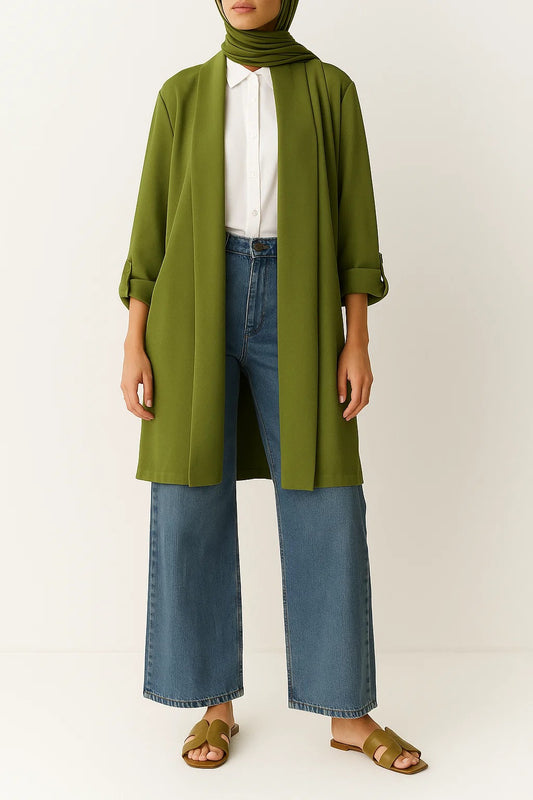 Emerald Green - Duster Cardigan