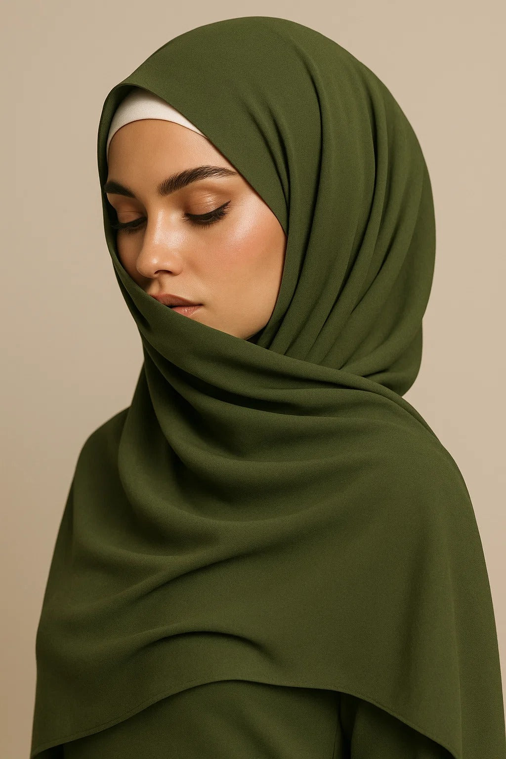 Olive Jersey Hijab