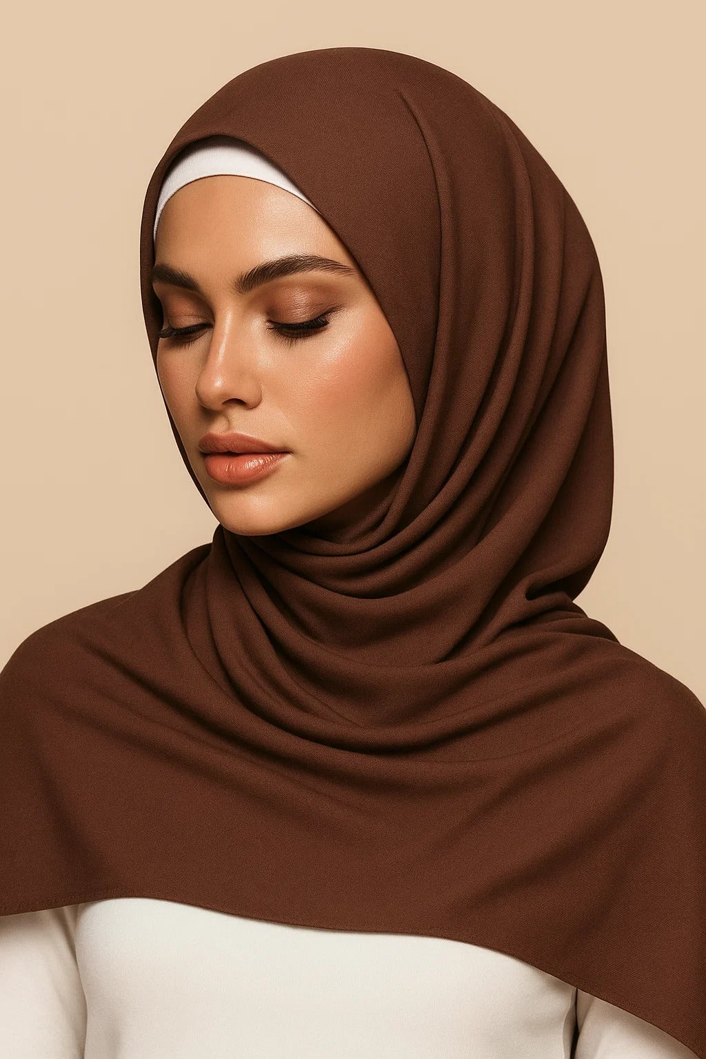 Cocoa Jersey Hijab