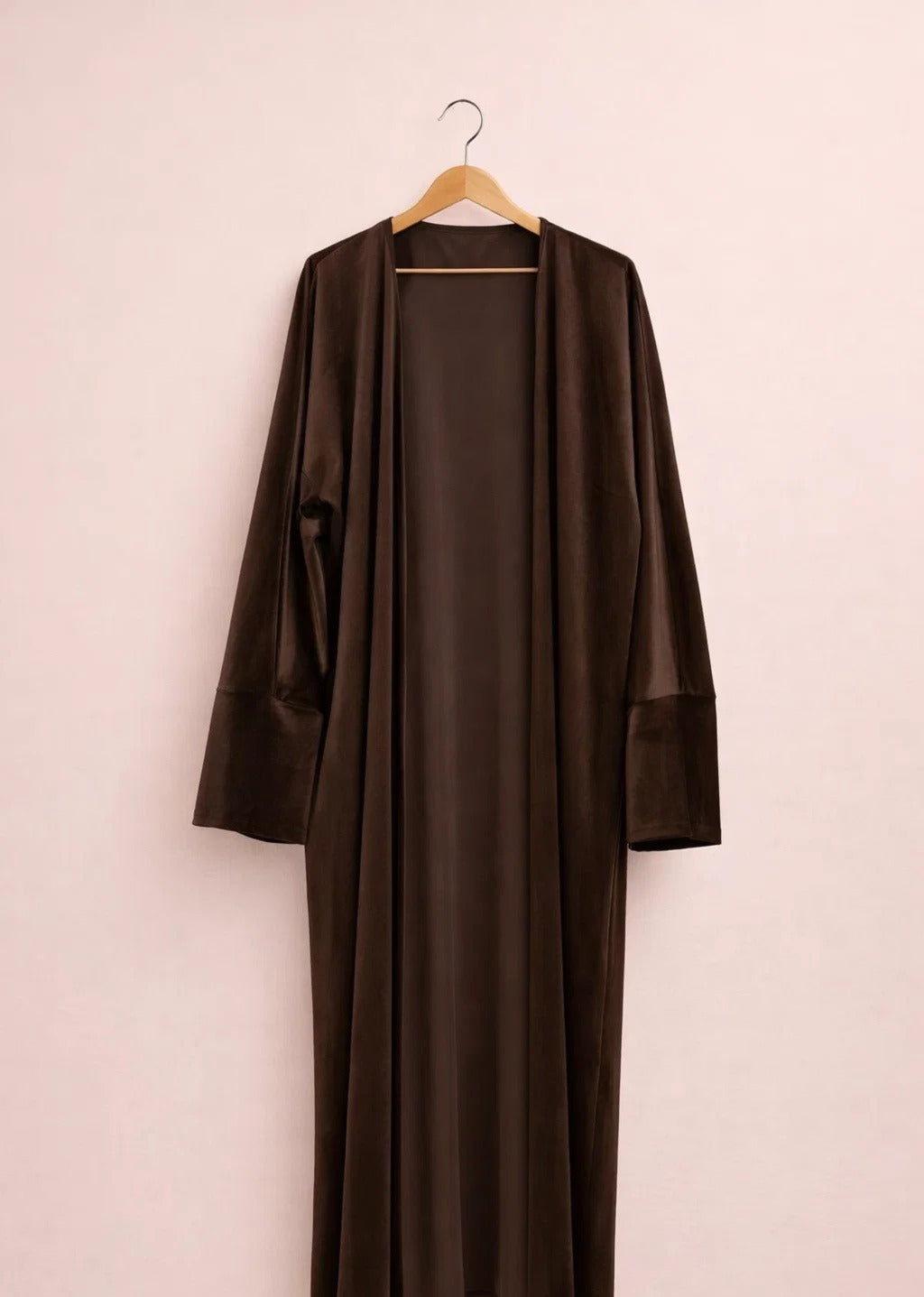 Brown Velvet Reign Abaya