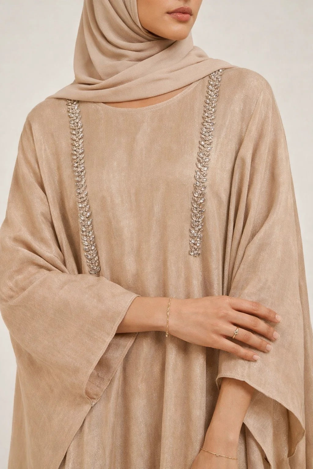 Beige Opal Abaya