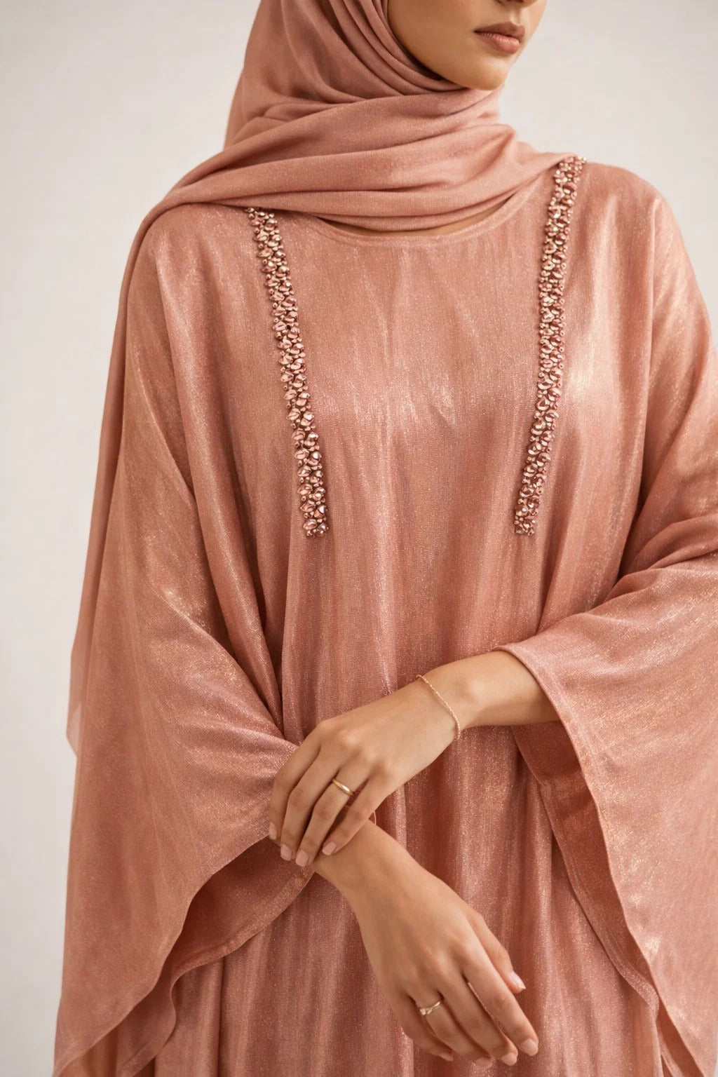Pink Opal Abaya