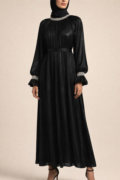 Black Elaf Abaya