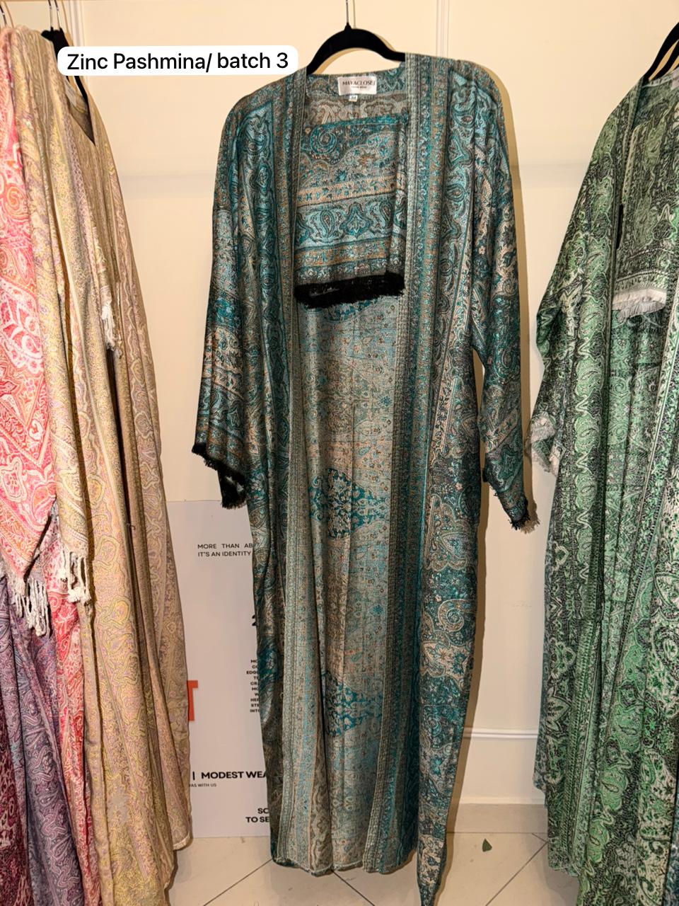 Zinc Pashmina Abaya batch 3