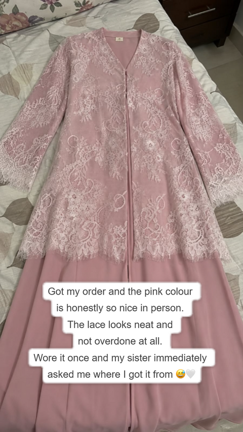 Customer WhatsApp review for MayaCloset