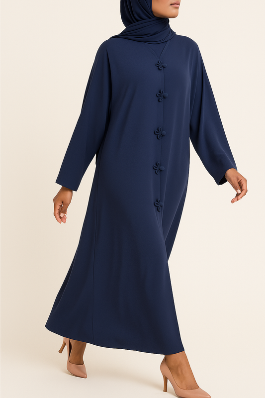 Blue Staple Abaya