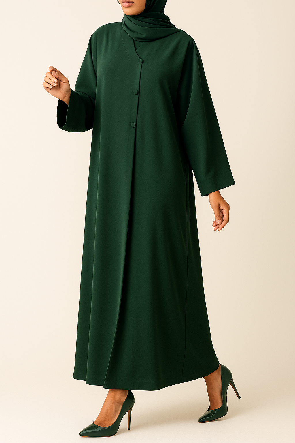 Green Aqeelah Abaya