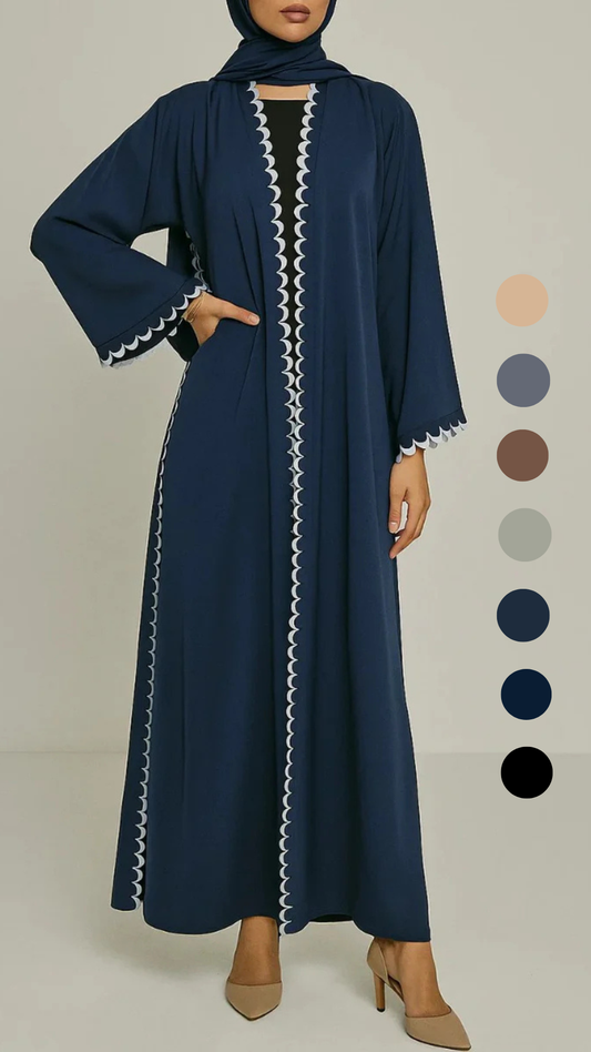 Scallop  Abaya Collection (New)
