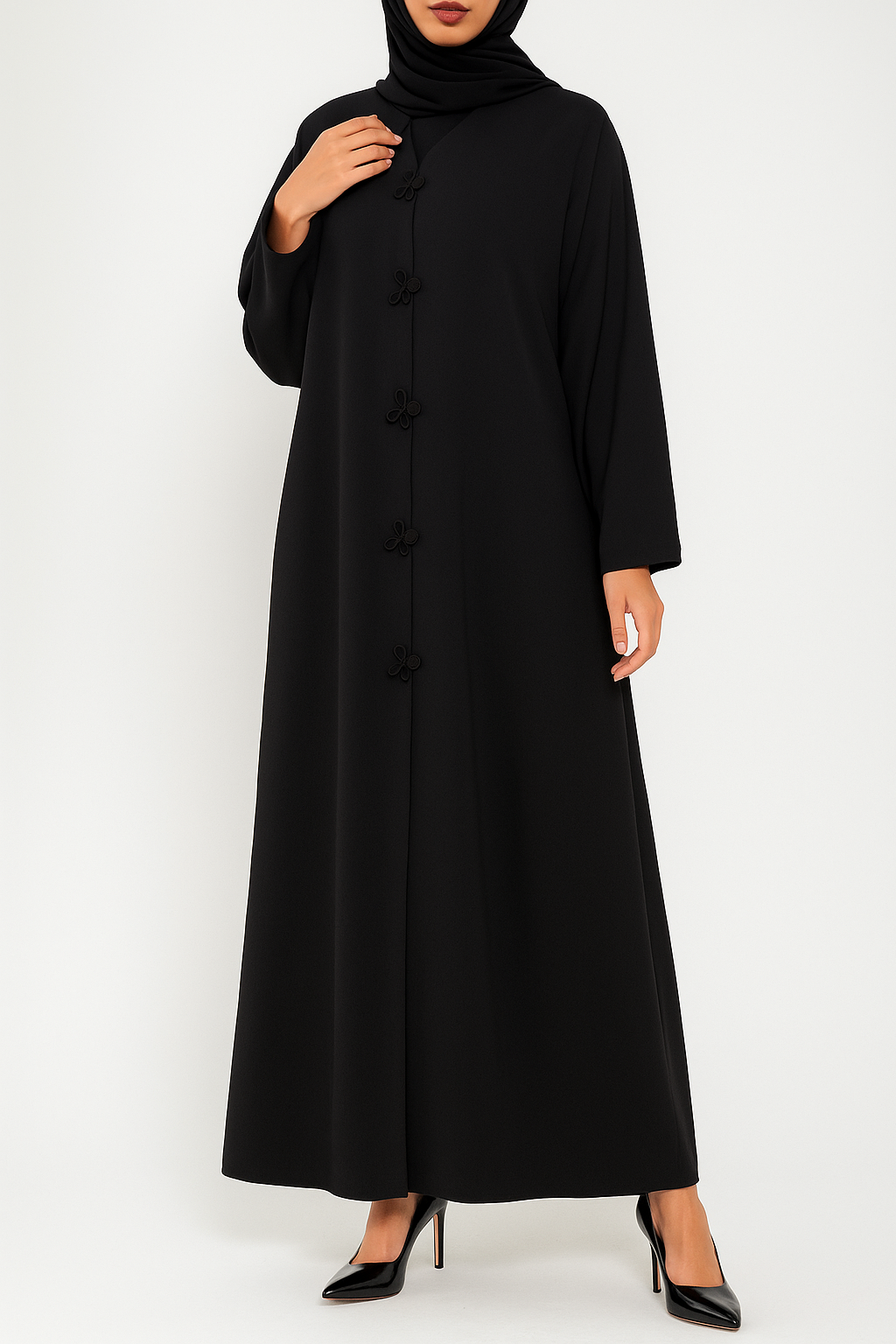 Black Staple Abaya