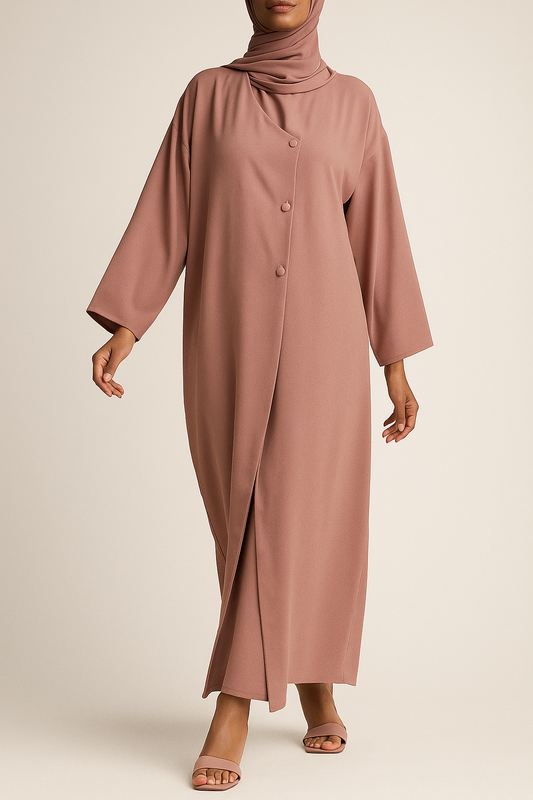 Pink Aqeelah Abaya