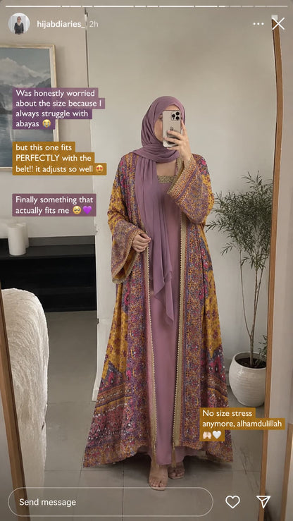 Beige Zareen Abaya