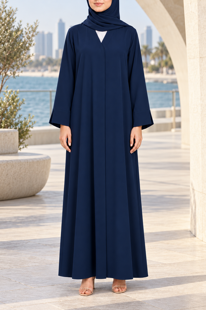 Navy Blue Essential Abaya