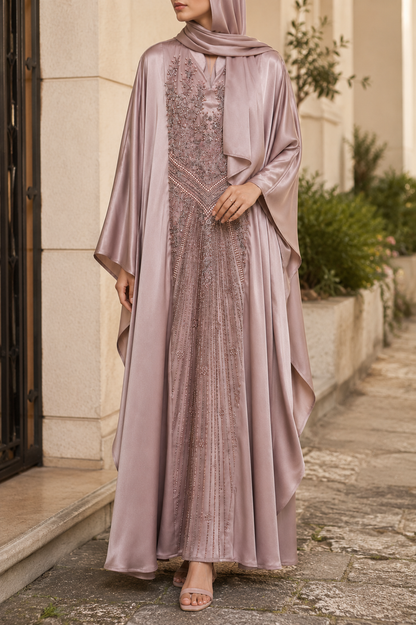 Mauve Ameera Abaya 2