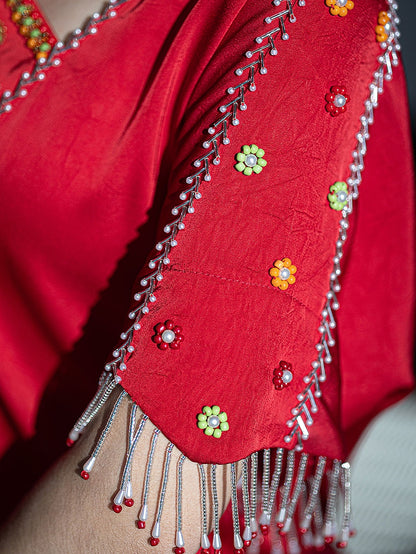 BA5182 Red Zaleria Dress