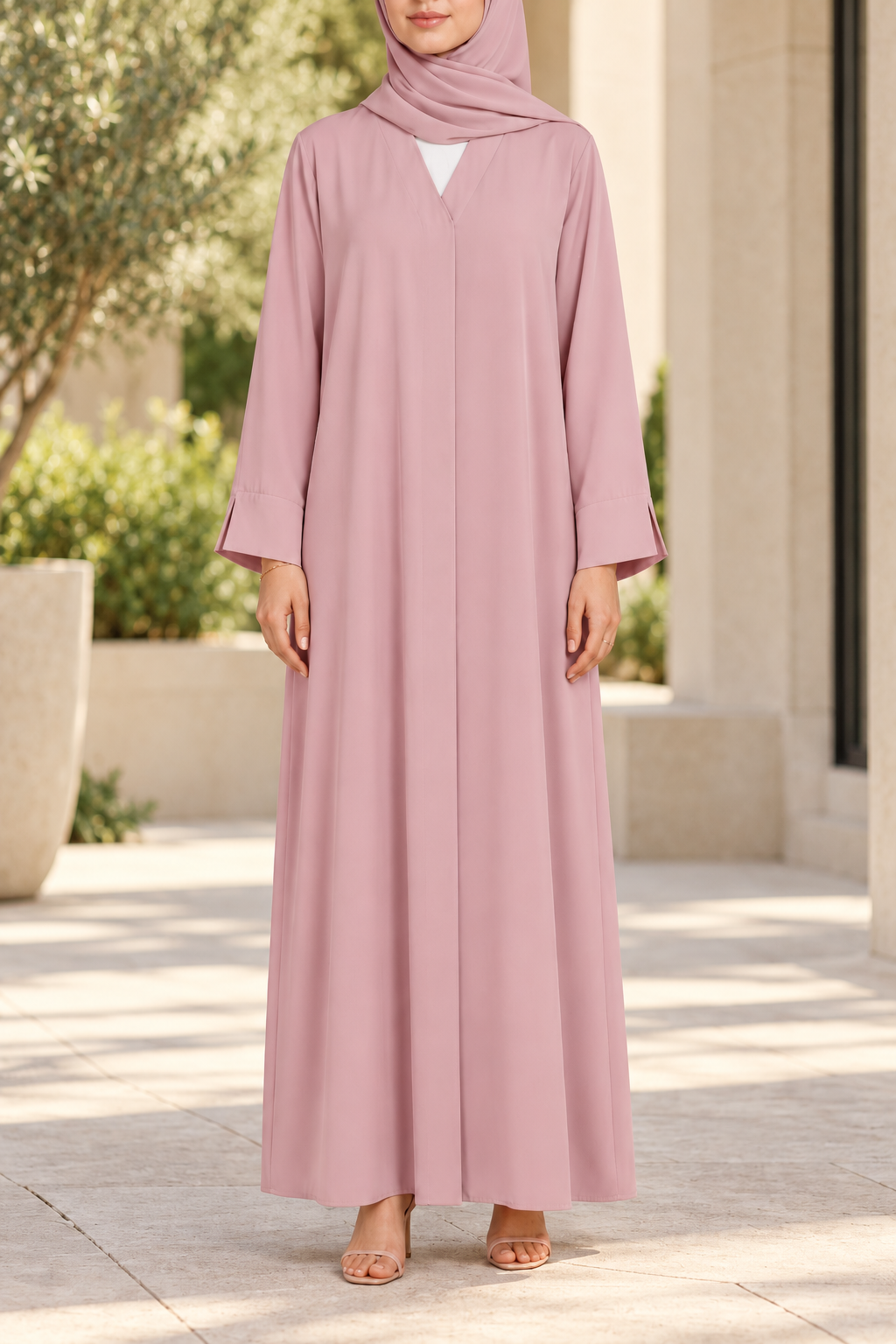 Pink Essential Abaya