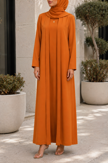Orange Mira Abaya