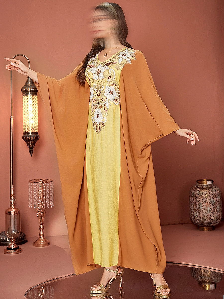 BA4128 Yellow Resplendence Kaftan