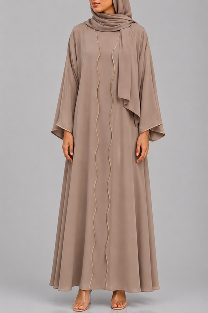 Beige IT Abaya