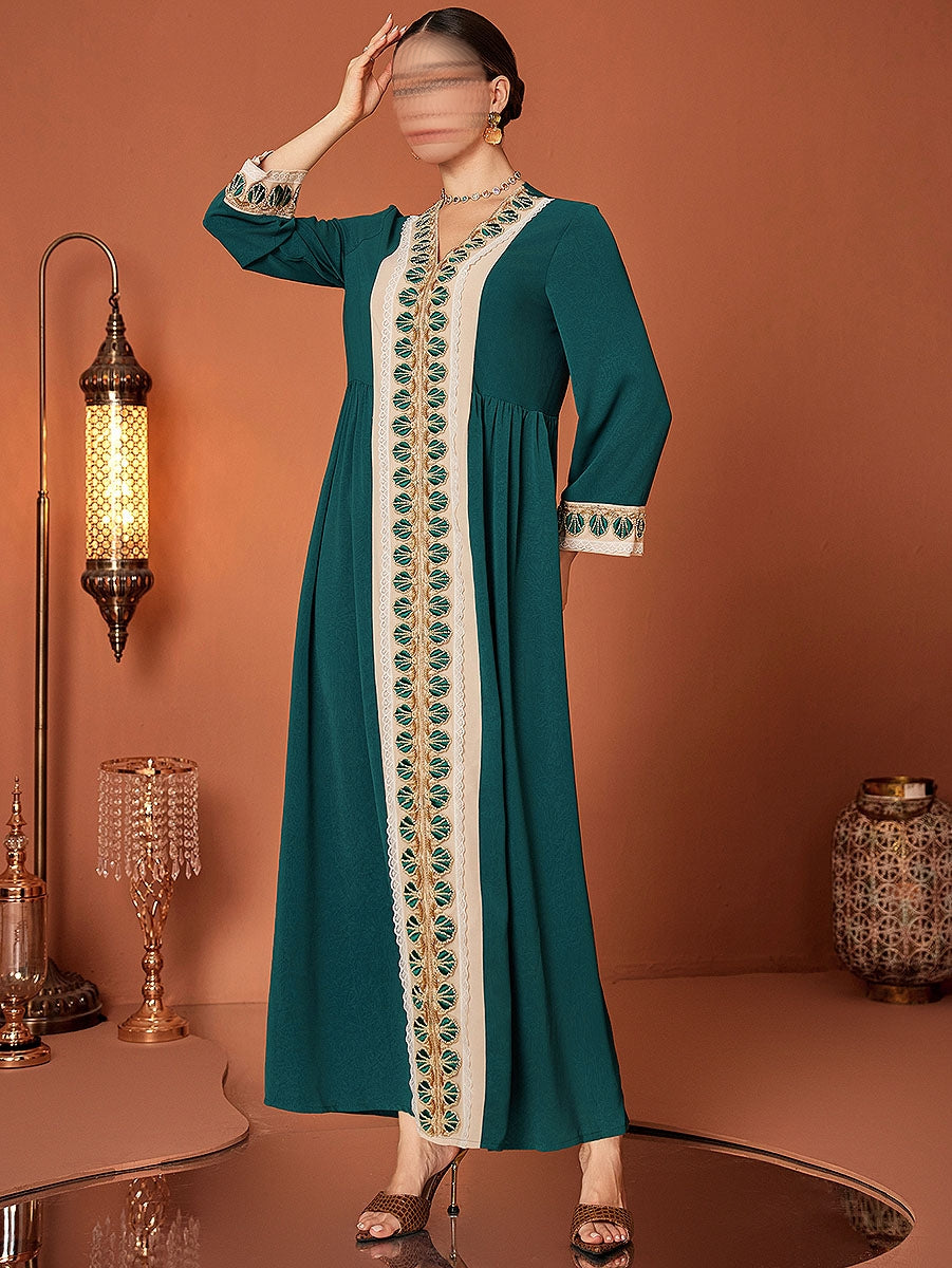 BA4090 Green Reyna Jalabiya