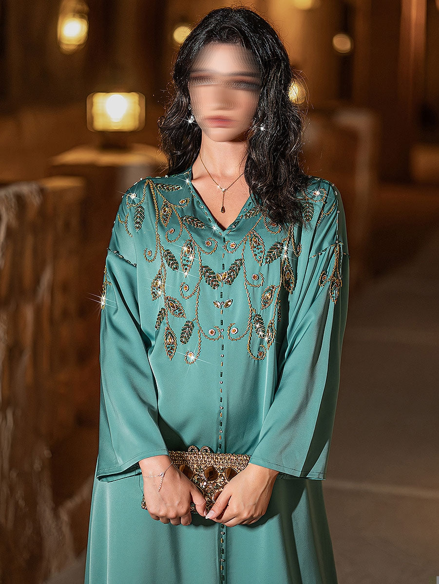 BA4047 Green Jade Jalabiya