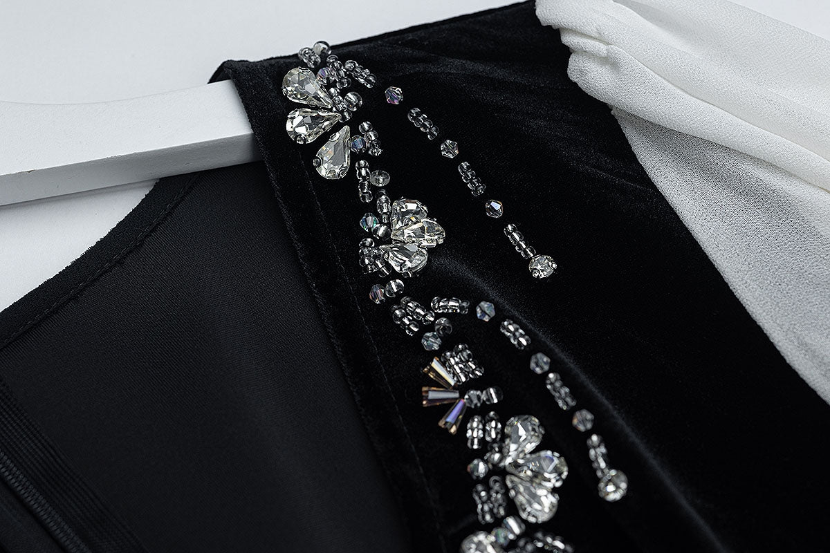 BA6028 Black Merlinite Dress