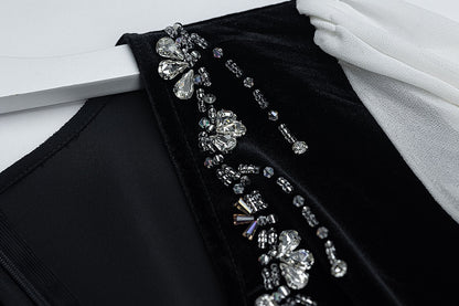 BA6028 Black Merlinite Dress