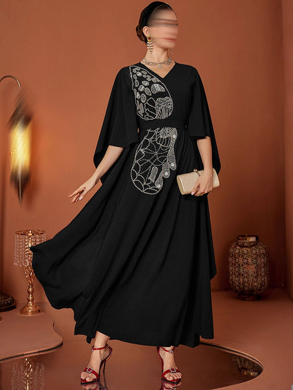 BA4101 Black Monarch Kaftan