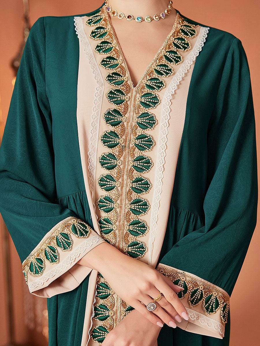 BA4090 Green Reyna Jalabiya
