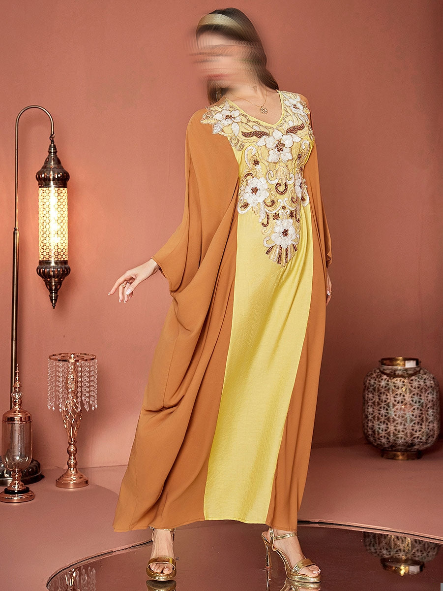 BA4128 Yellow Resplendence Kaftan