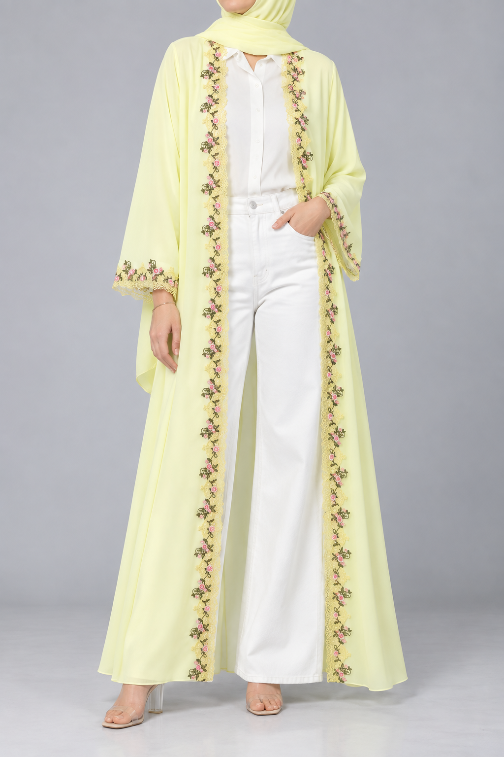 Rosabelle Lace Abaya E13S