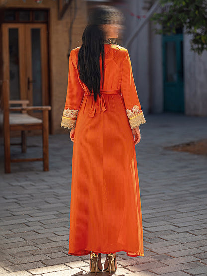 BA4092 Orange Saffron Jalabiya