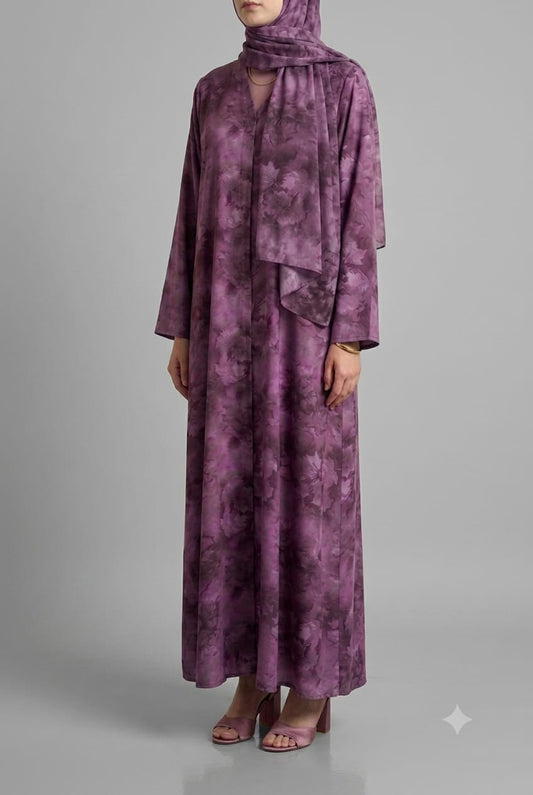 Purple Lunea Abaya