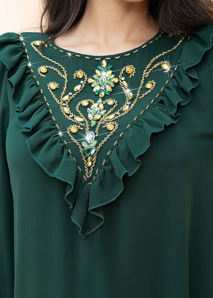 BA5153 Green Sylvan Dress