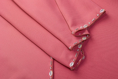 BA5196 Pink Gladiolus Dress