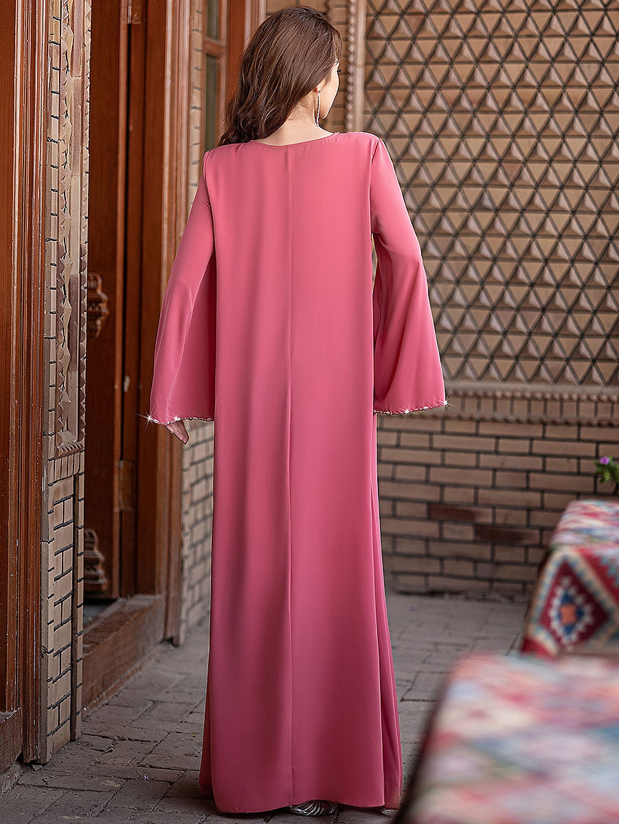 BA5196 Pink Gladiolus Dress