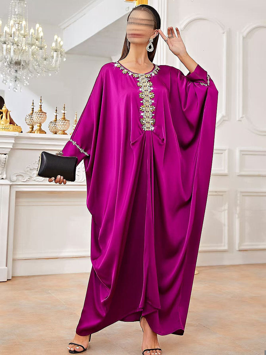 BA122 Pink Orchid Kaftan